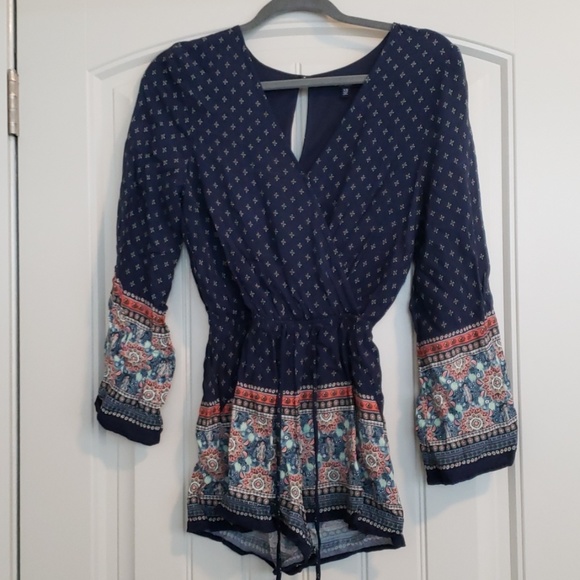 one clothing Dresses & Skirts - Patterned Romper one clothing Dresses & Skirts - Patterned Romper